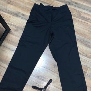 thriftied relax black pants